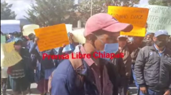 Habitantes de la comunidad el Bosque piden liberaci&oacute;n de 4 retenidos
