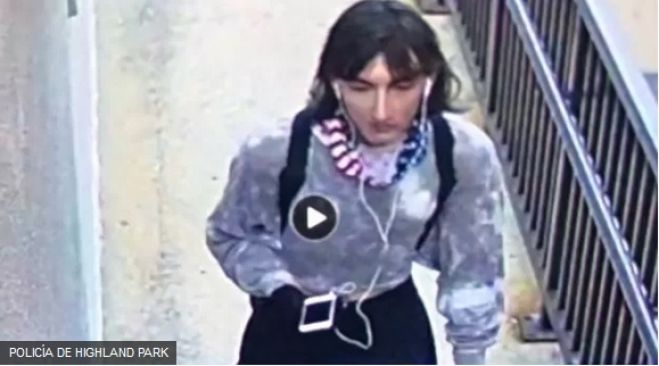 El sospechoso usó ropa de mujer para huir del lugar del ataque.