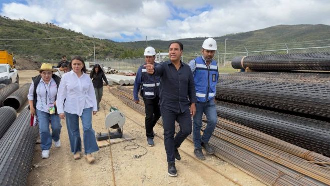 Eduardo Ram&iacute;rez supervisa obras h&iacute;dricas en Comit&aacute;n y Venustiano Carranza