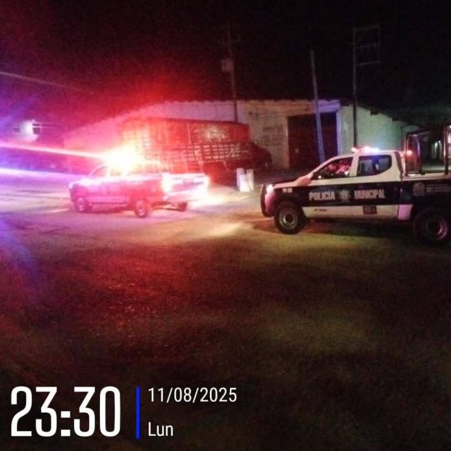Pronta movilización policial tras reporte de presunto robo en Eje Vial 2 de San Cristóbal de Las Casas