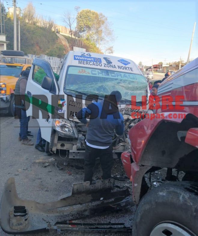 UN LESIONADO Y MILES DE PESOS EN DAÑOS DEJA ACCIDENTE