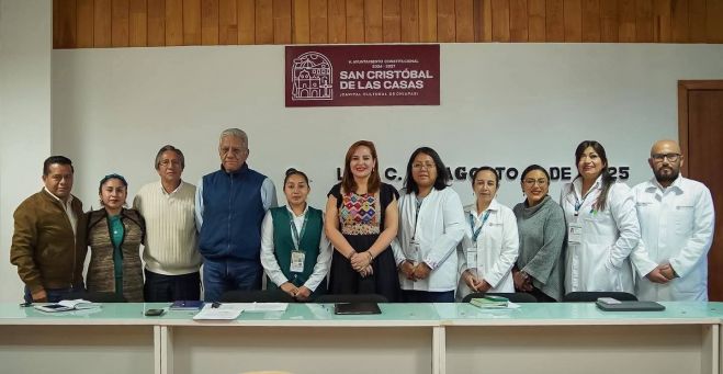 Ayuntamiento de San Cristóbal e IMSS Bienestar avanzan en convenio para apoyar a elementos de seguridad