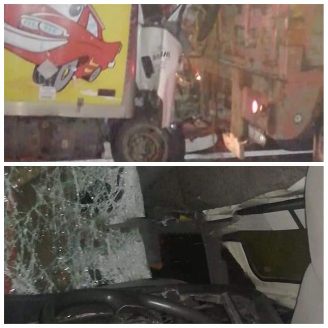 Aparatoso accidente deja un muerto y un lesionado