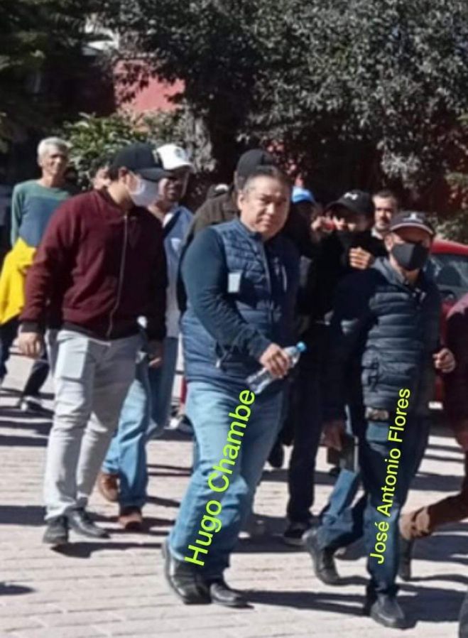 Su cómplice es el coiteco Hugo Chambé Morales, quien lo acompañó el pasado 2 de febrero en los actos violentos en el edificio del Corporativo y oficinas generales.