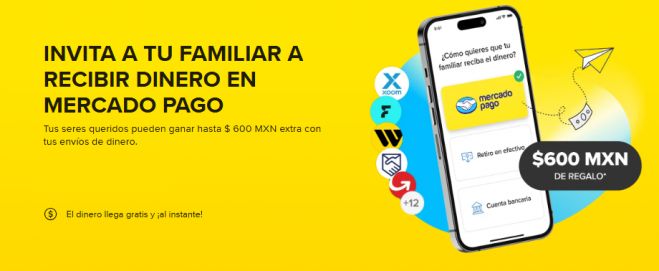 Gana hasta $600 al recibir dinero del extranjero con Mercado Pago