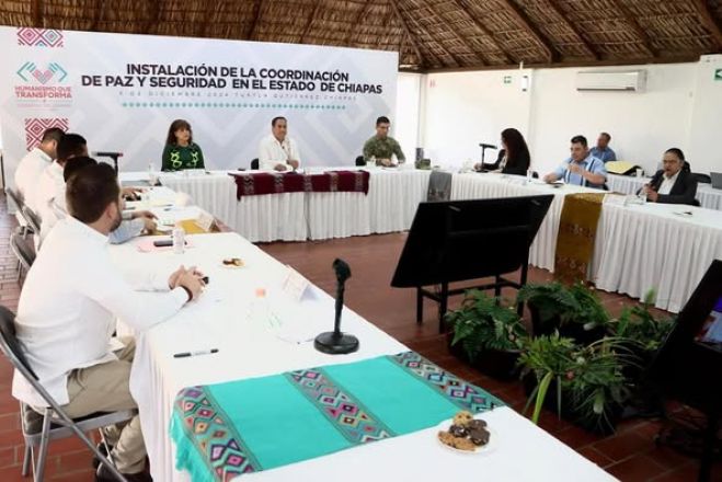 Eduardo Ram&iacute;rez instala la Coordinaci&oacute;n de Paz y Seguridad en el Estado de Chiapas