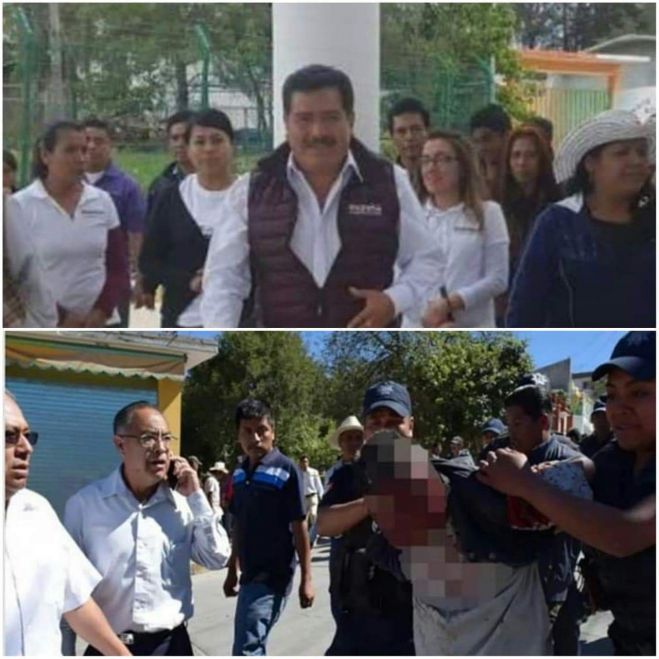 MINUTOS DESPU&Eacute;S DE ASUMIR EL CARGO COMO ALCALDE, ES ASESINADO