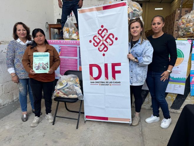 DIF Municipal de San Cristóbal de Las Casas fortalece acciones a favor de la primera infancia y mujeres en situación de vulnerabilidad