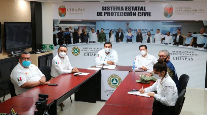 CHIAPAS REALIZA ACCIONES DE PREVENCIÓN Y PREPARACIÓN ANTE POSIBLES EFECTOS DE TORMENTA TROPICAL "NANA"
