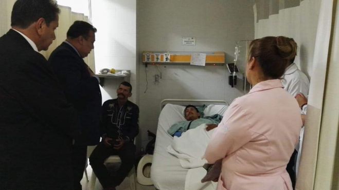 Piden traslado vía aérea a Guatemala de migrante accidentado en la zona Altos