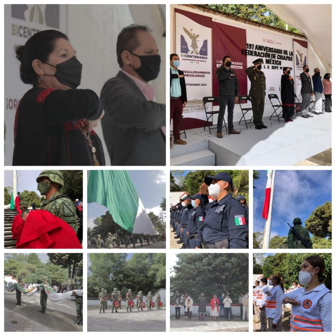 Conmemora Ayuntamiento 197 Aniversario de la Federación de Chiapas a México