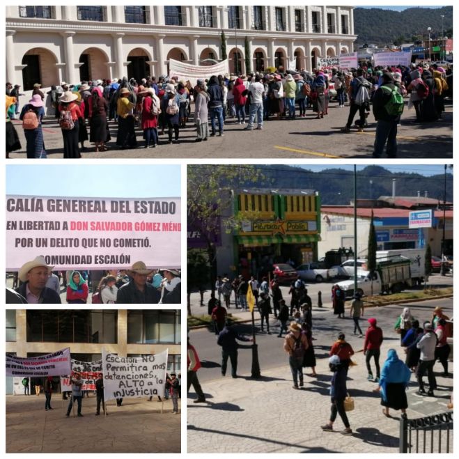 Habitantes de el Escal&oacute;n marchan para  pedir cancelaci&oacute;n de &oacute;rdenes de aprehensi&oacute;n