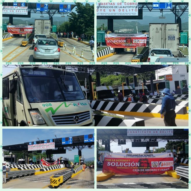 Magisterio libera casetas de cobros  