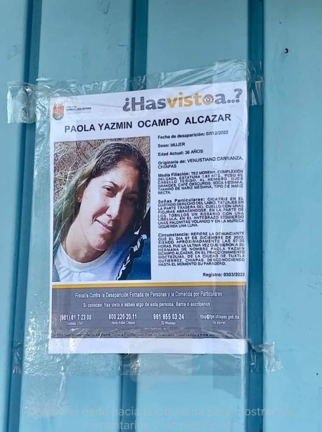 MAESTRA ES LOCALIZADA MUERTA EN LA CISTERNA DE SU PROPIA ESCUELA, ESTABA DESAPARECIDA 