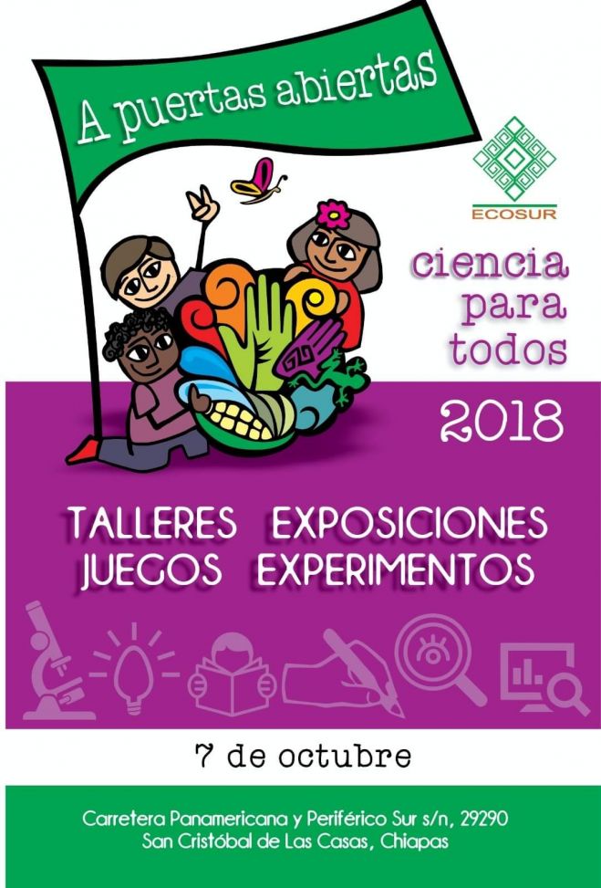 Invitan al evento Ecosur a Puertas Abiertas 2018" en SCLC