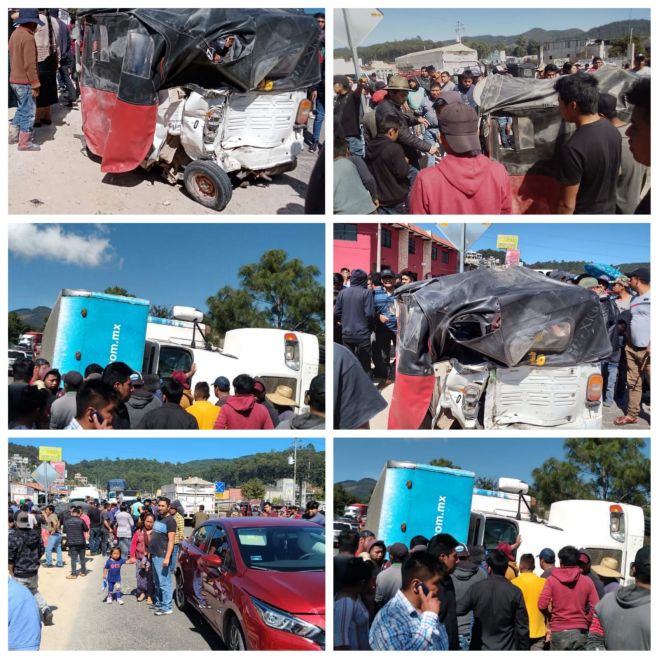 Tres lesionados y daños materiales deja volcadura en Betania
