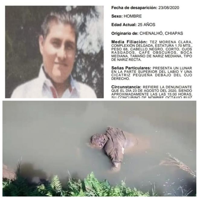 HALLAN EL CUERPO SIN VIDA DEL NORMALISTA DESAPARECIDO FLOTANDO EN UN R&Iacute;O