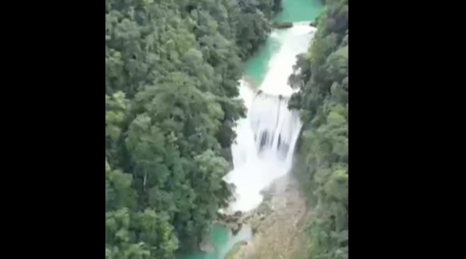 En Palenque, Eduardo Ramírez encabeza Declaratoria de Reserva Natural Comunitaria Cascada El Salto