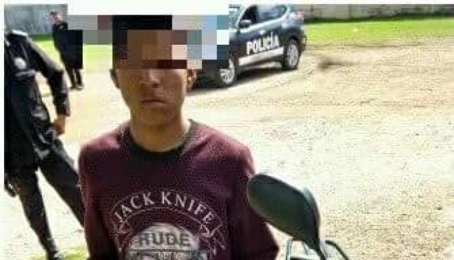 Detienen a menor de edad en operativo