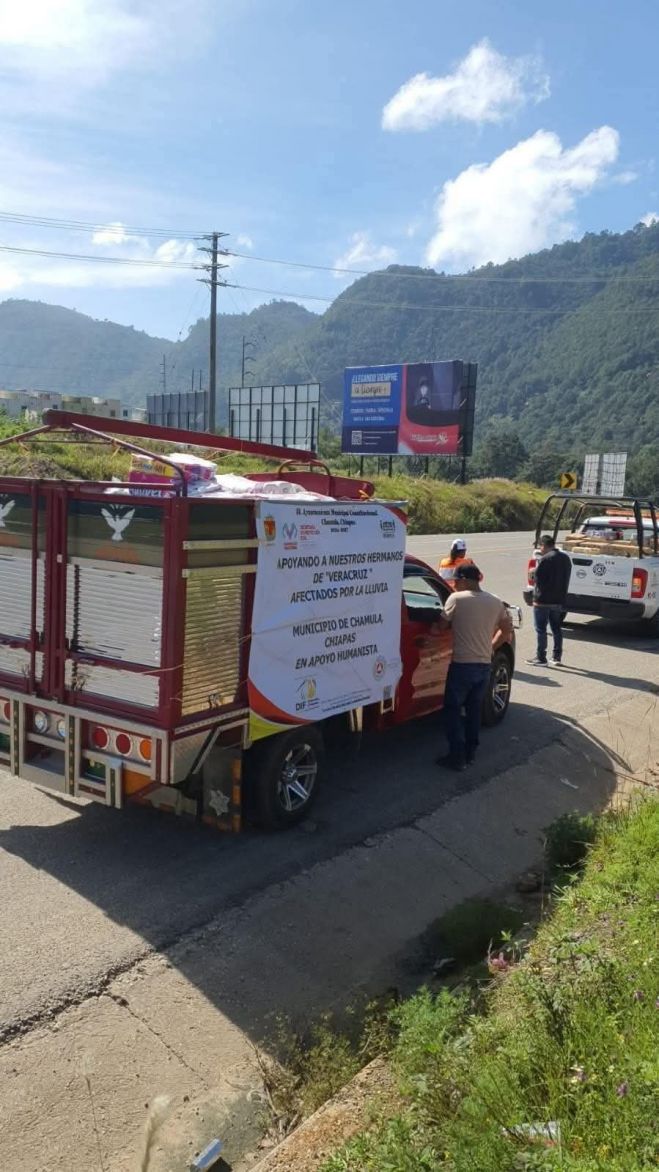 Pobladores de Chamula se solidarizan con familias afectadas en Veracruz