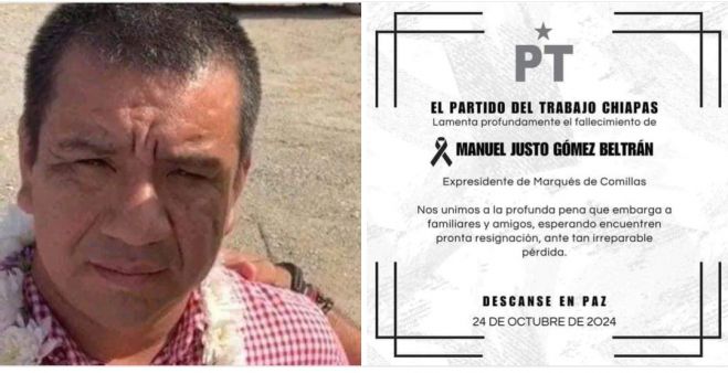 Asesinan al ex alcalde del PT de Marqués de Comillas; el segundo ex edil que matan en menos de dos semanas