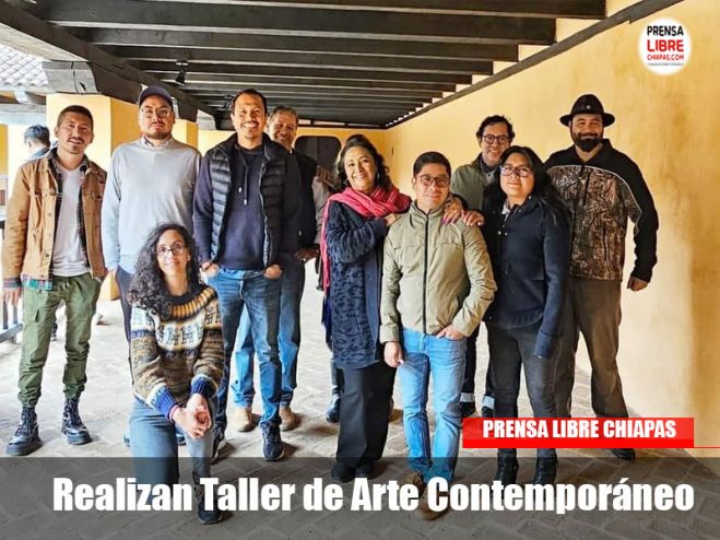 Realizan Taller de Arte Contempor&aacute;neo 