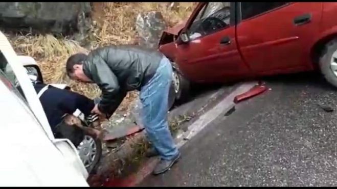 Dos muertos y tres lesionados deja fuerte accidente en el tramo Teopisca - San Cristóbal de Las Casas