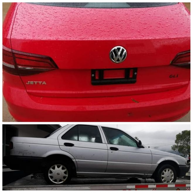 Detienen a sujeto que iba a bordo de un automóvil con reporte de robo