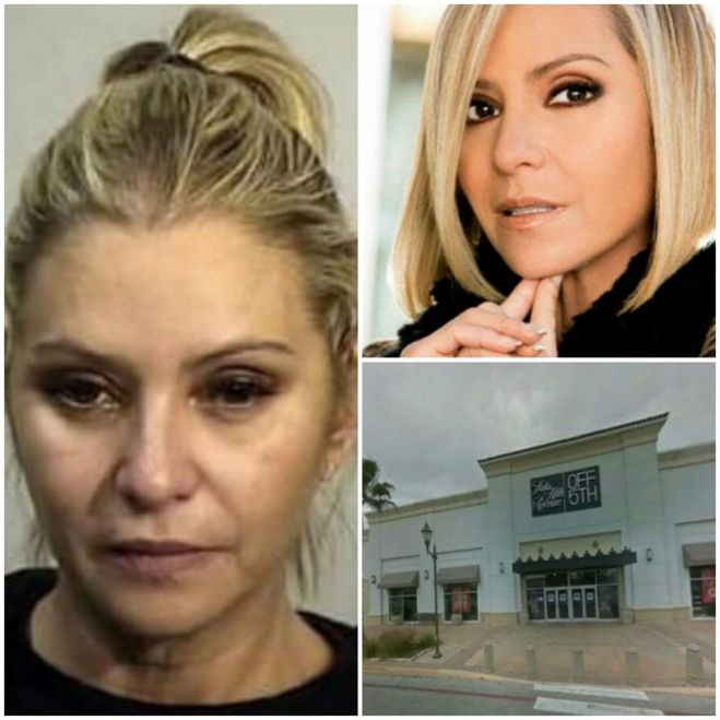 POR ROBO, LA ACTRIZ DANIELA CASTRO DE 52 AÑOS, FUE ARRESTADA EN LA TIENDA "SAKS OFF 5TH" DEL CENTRO COMERCIAL RIM DE SAN ANTONIO, TEXAS