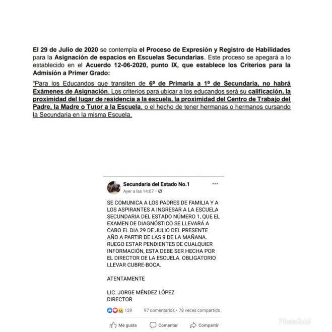 Genera incertidumbre el proceso de selección de alumnos de nuevo ingreso