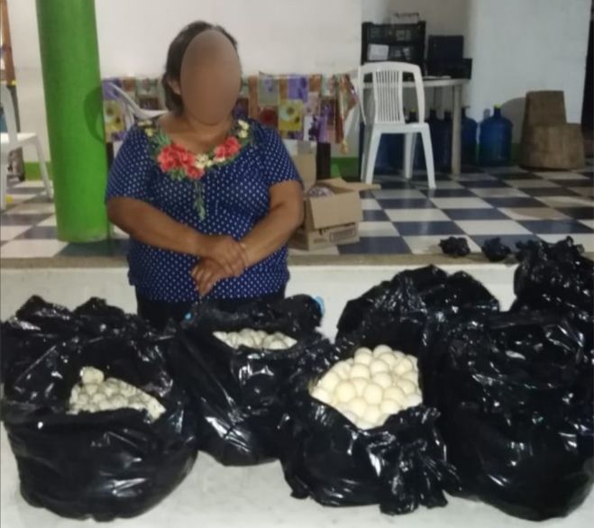 SSyPC detiene a persona con cargamento ilegal de huevos de tortuga