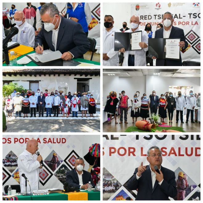 MARIANO D&Iacute;AZ OCHOA RINDE PROTESTA COMO PRESIDENTE DE LA RED DE MUNICIPIOS POR LA SALUD DE LOS ALTOS DE CHIAPAS.
