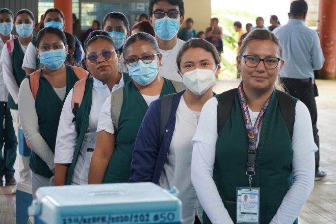 Implementan Plan Local de Bloqueo Vacunal en comunidades de Chenalh&oacute; para prevenir el sarampi&oacute;n