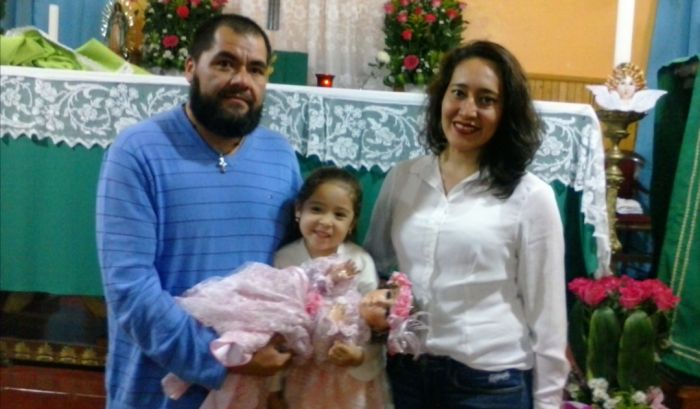 ALEJANDRA YAZBER PINEDA MOGUEL MADRINA DE LA  NI&Ntilde;ITA   DE NATIVIDAD EN SAN CRIST&Oacute;BAL DE LAS CASAS, CHIAPAS 2019