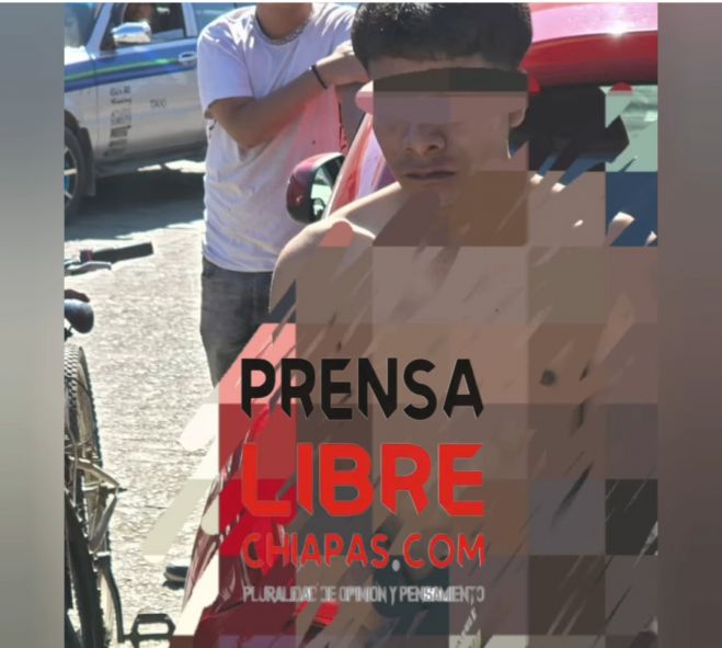 Presunto ladrón se salva de ser linchado