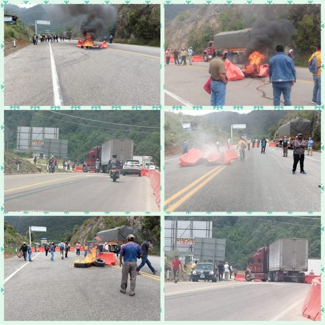 Maestros del NEI vuelven a bloquear la carretera de cuota San Cristóbal-Tuxtla