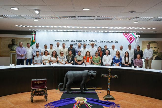 Gobierno de México fortalece la política de población con la instalación del Consejo Estatal de Población en Chiapas