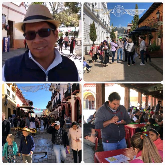 Aumenta la afluencia del turismo en San Cristóbal de Las Casas