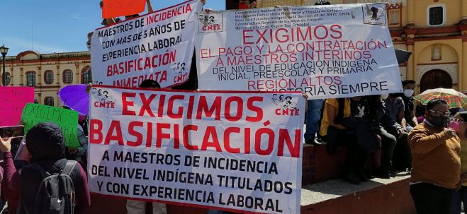 Maestros anuncian movilizaciones para el 24 y 25 de septiembre