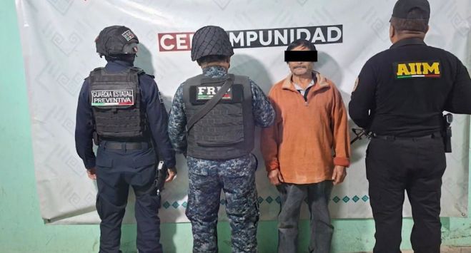 AIIM y FRIP aprehenden a objetivo prioritario de pederastia por hechos en SCLC