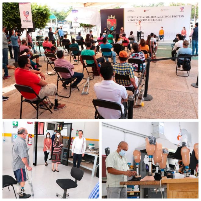 ENTREGA RUTILIO ESCANDÓN PRÓTESIS, AUXILIARES AUDITIVOS Y PROCESADORES COCLEARES