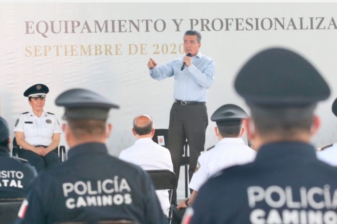 EN CHIAPAS, GARANTIZAMOS CONDICIONES Y ESPACIOS DIGNOS PARA LA LABOR POLICIAL: RUTILIO ESCANDÓN