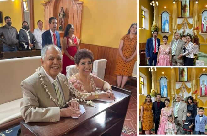 50 AÑOS DE VIDA MATRIMONIAL CUMPLIERON MARTHA VICTORIA ROSALES DÍAZ Y ALEJANDRO VILLAFUERTE RUIZ