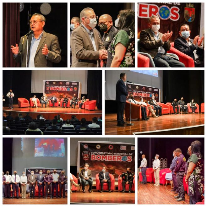 SE INAUGURA EN SCLC PRIMER CONVERSATORIO NACIONAL DE BOMBEROS: &ldquo;CAMBIO CLIM&Aacute;TICO Y SUS POL&Iacute;TICAS P&Uacute;BLICAS&rdquo;.