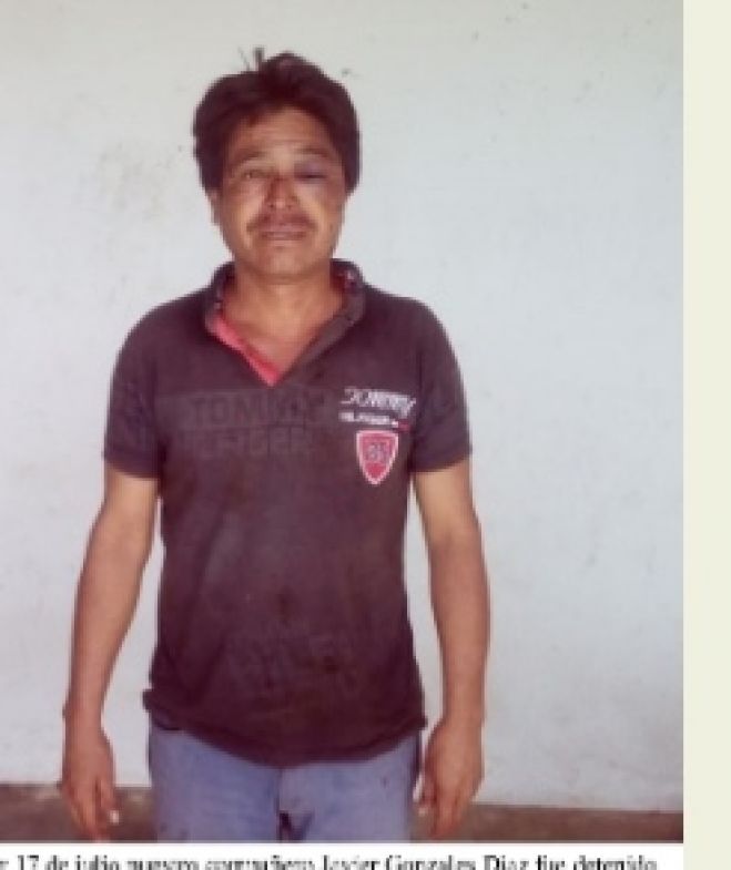 Localizan golpeado pero con vida a integrante del FNLS en Teopisca