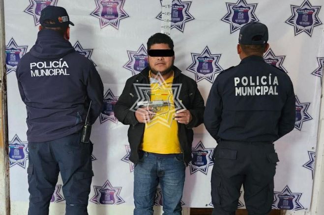 Detienen a sujeto por portaci&oacute;n de arma de fuego exclusiva del Ej&eacute;rcito en San Crist&oacute;bal