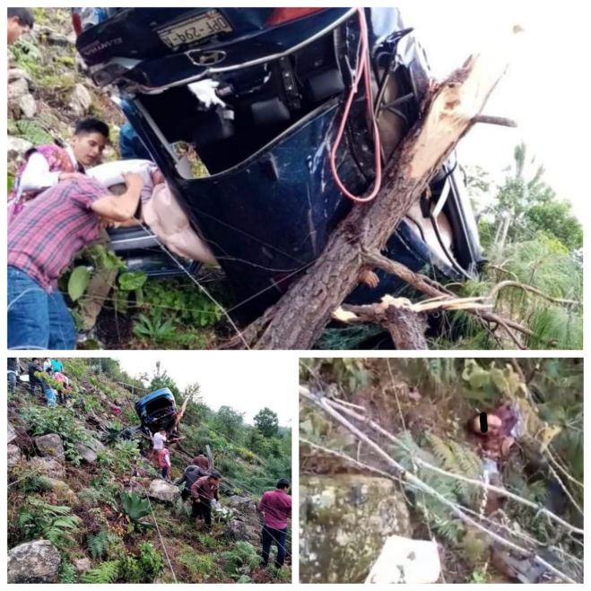 UNA PERSONA MUERTA DEJA FUERTE VOLCADURA
